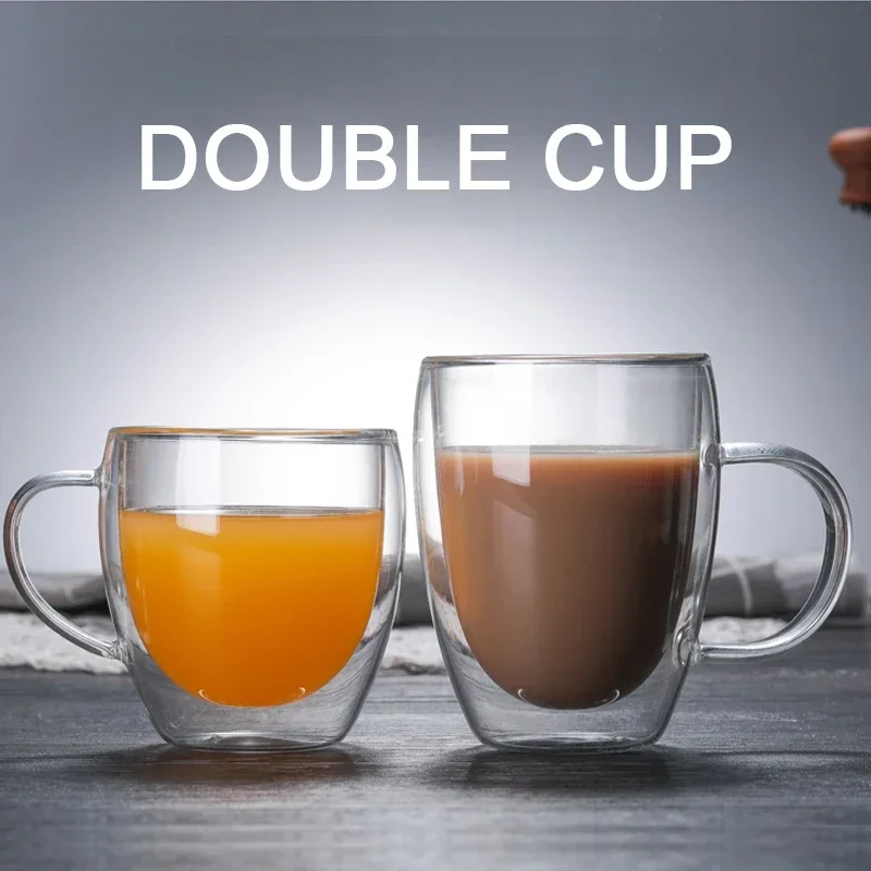 Coffee Tea Vodka - Double Bottom Wall Glass Coffee Cup