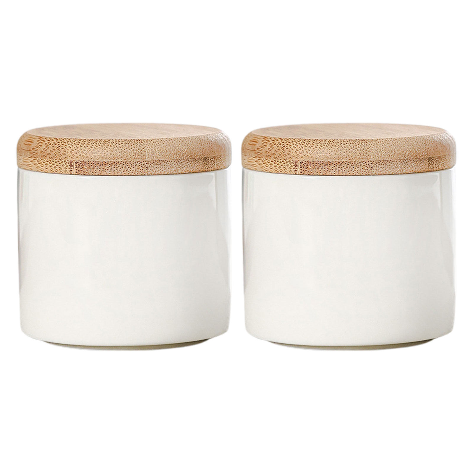 Coffee Tea Sugar Canisters - 2Pcs Ceramic Tea Storage Jar Small