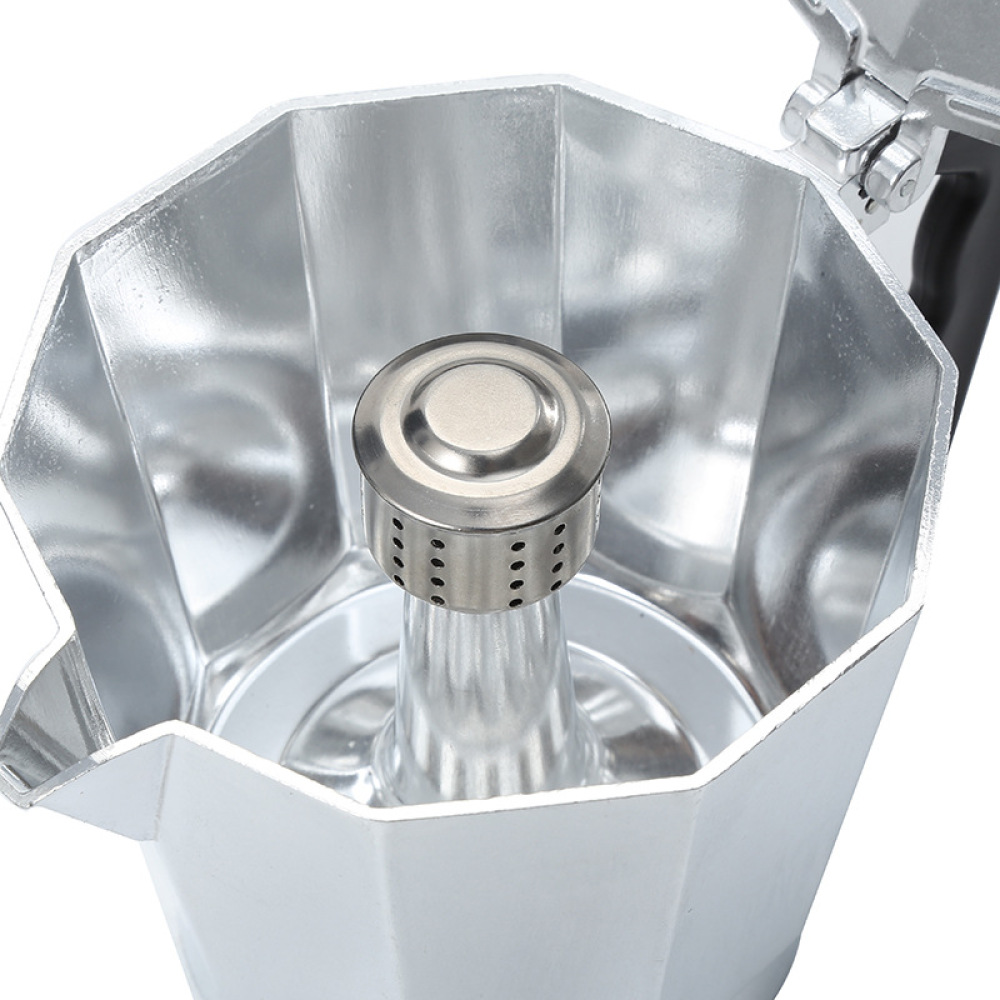 Coffee Tea Chocolate - Kitchen Espresso Maker Aluminum Moka Pot
