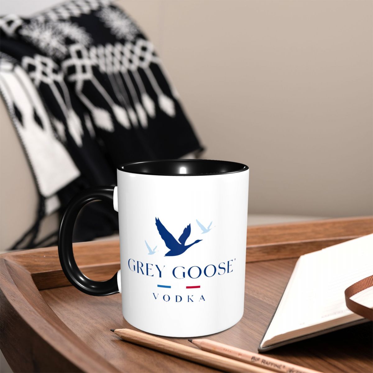 Coffee Tea Vodka - Grey Goose Vodka Mug Funny Ceramic