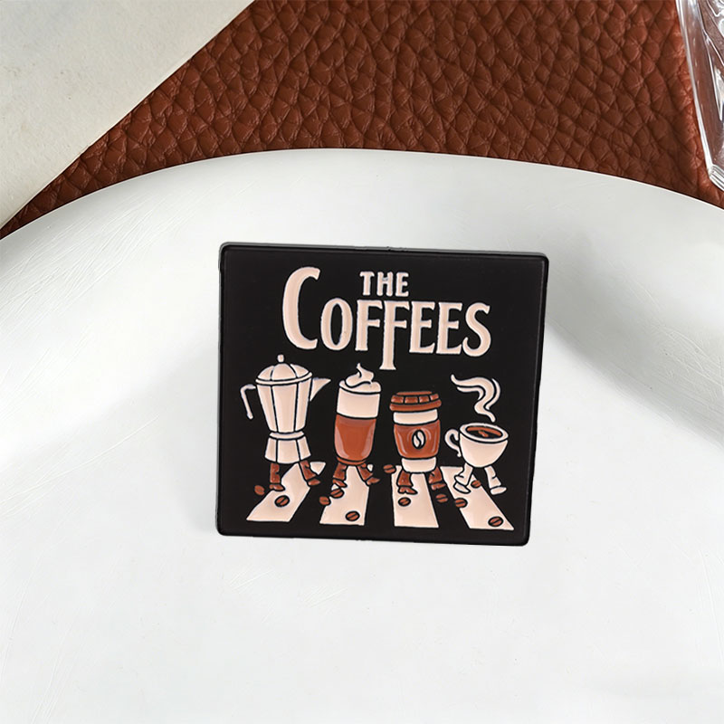 The Coffees Enamel Pins Abbey  - Coffee Tea Chocolate ulasan dan harga