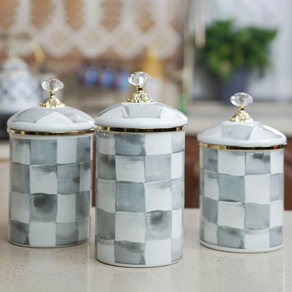 European Retro Classic Storage - Coffee Tea Sugar Canisters ulasan dan harga