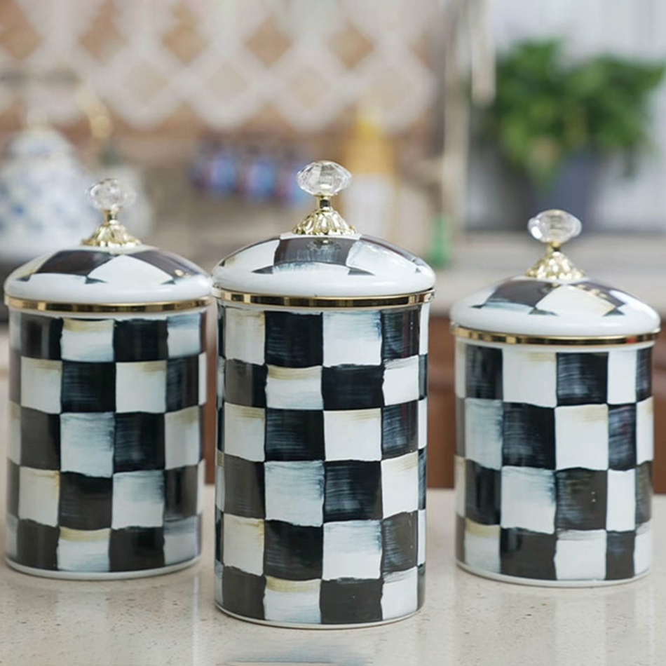 European Retro Classic Storage - Coffee Tea Sugar Canisters ulasan dan harga