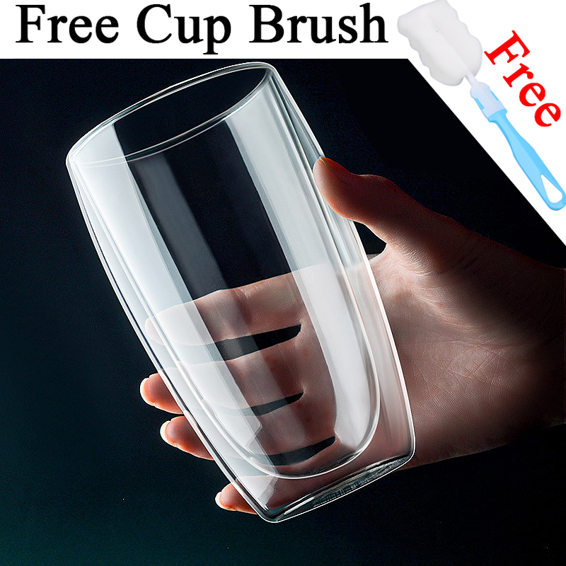 Transparent Glass Coffee Cup M - Coffee Tea Vodka ulasan dan harga