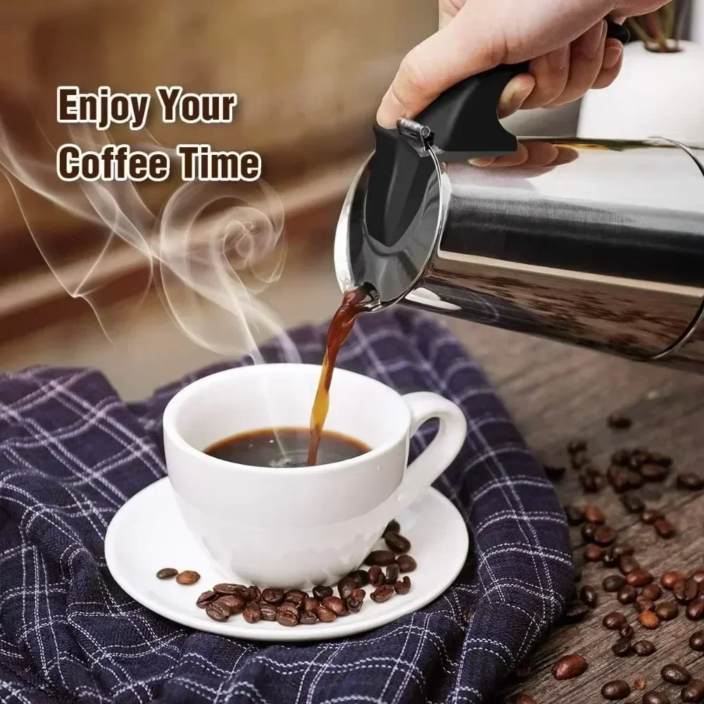 Coffee Maker Moka Pot 50ml-600 - Coffee Tea Chocolate ulasan dan harga