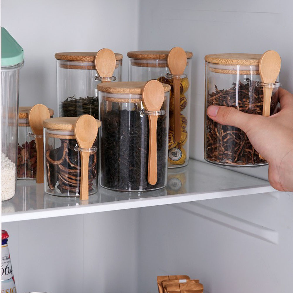 Airtight Food Storage Plastic  - Coffee Tea Sugar Canisters ulasan dan harga