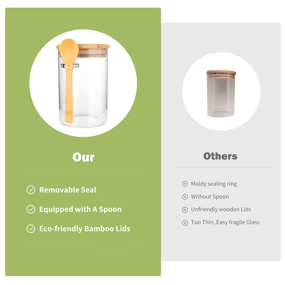 Airtight Food Storage Plastic  - Coffee Tea Sugar Canisters ulasan dan harga