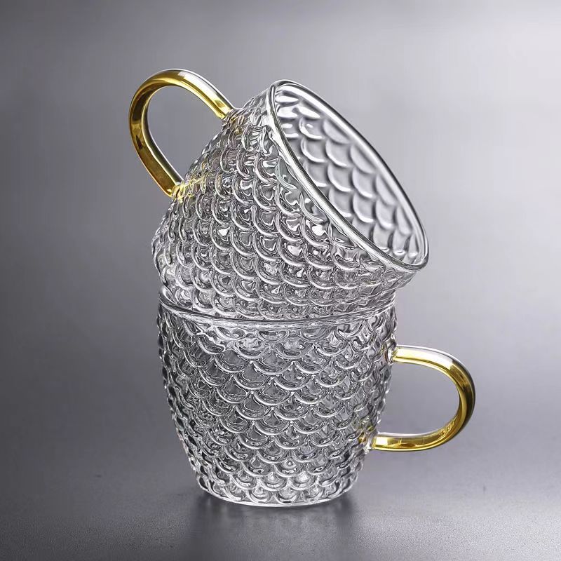Glass Tea Cups small Cups Home - Tea Coffee Pot Set ulasan dan harga