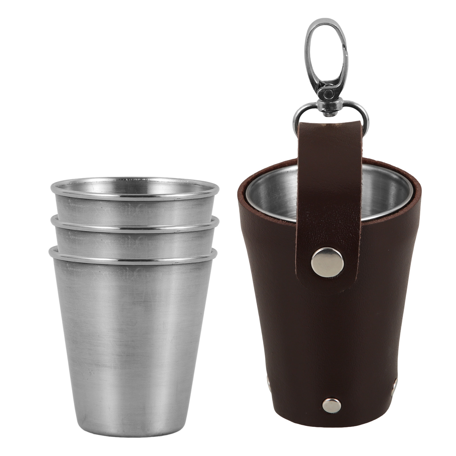 5Pcs Stainless Steel Shot Cups - Coffee Tea Vodka ulasan dan harga