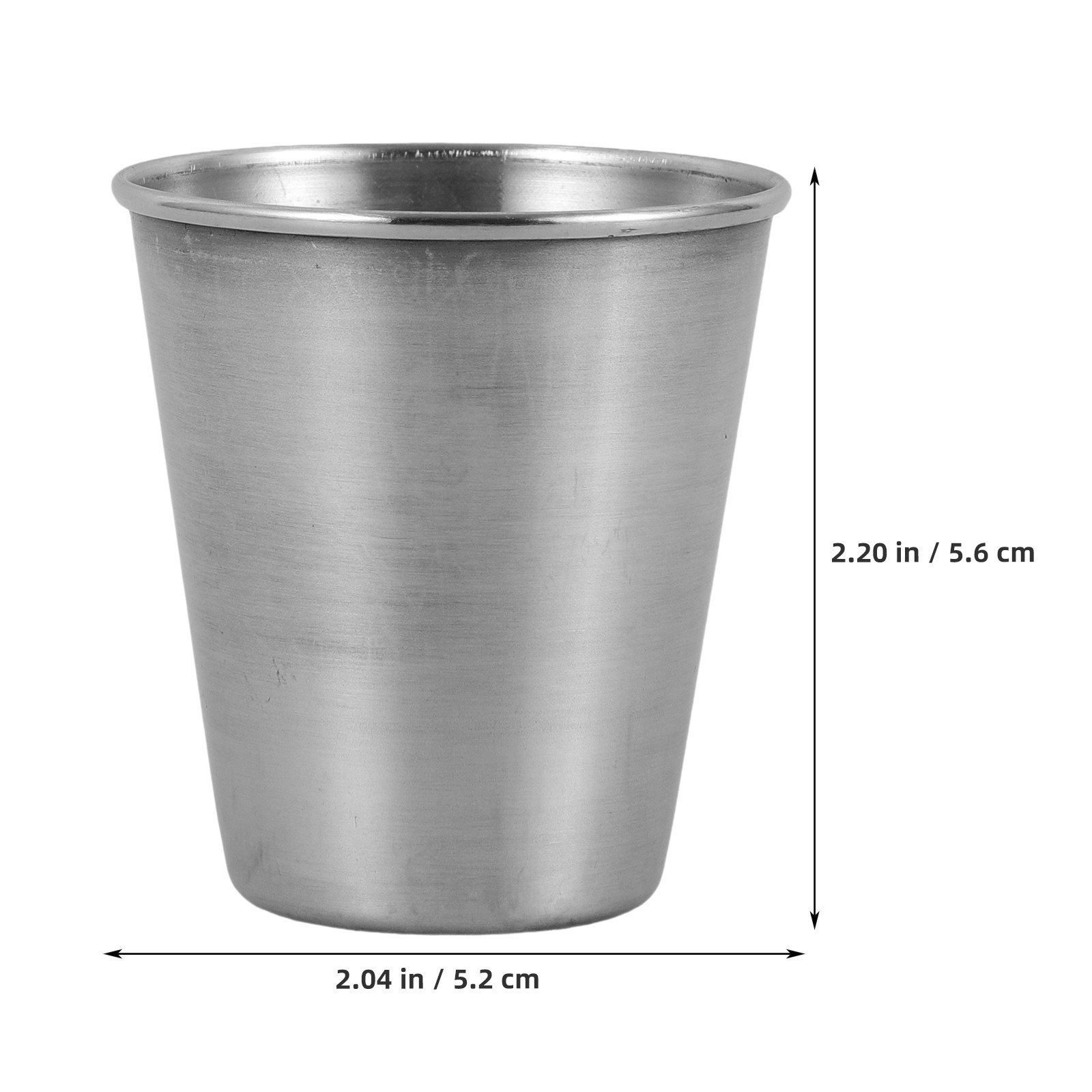 5Pcs Stainless Steel Shot Cups - Coffee Tea Vodka ulasan dan harga