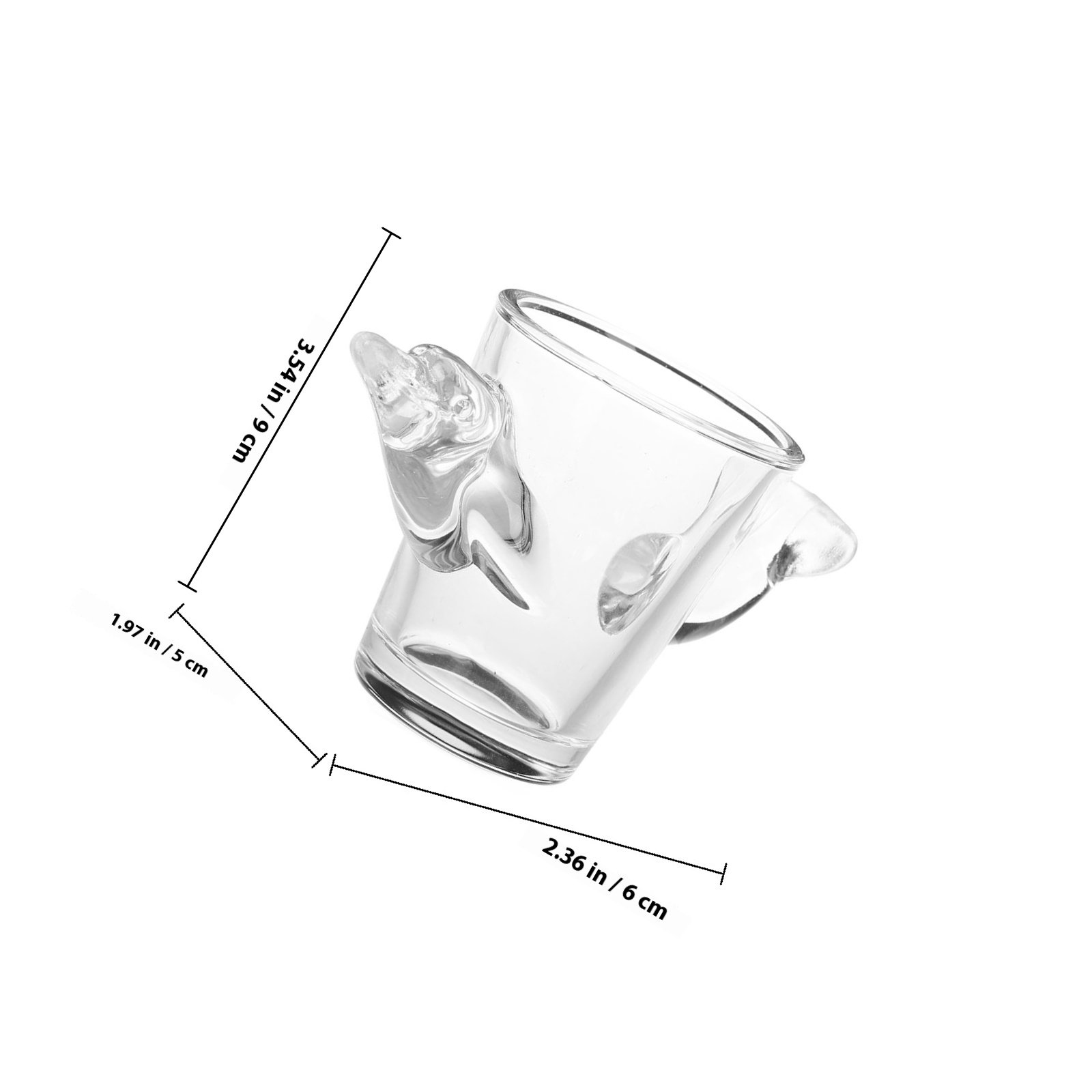 Clear Mini Shot Glass Small An - Coffee Tea Vodka ulasan dan harga