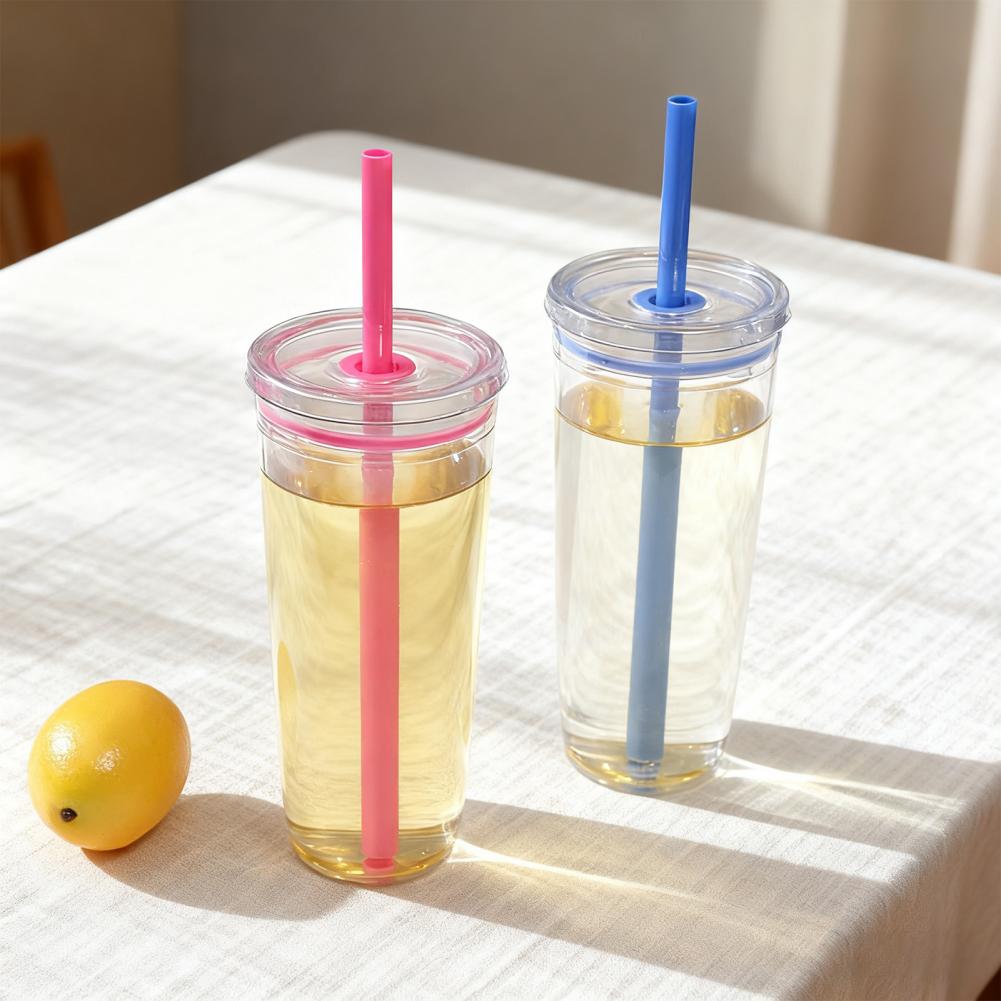 Portable Straw Cup 20oz Colorf - Coffee Tea Tumbler ulasan dan harga