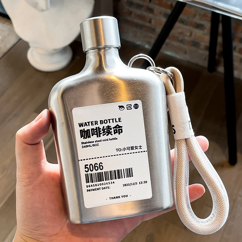 9oz Stainless Steel Hip Flask  - Coffee Tea Vodka ulasan dan harga