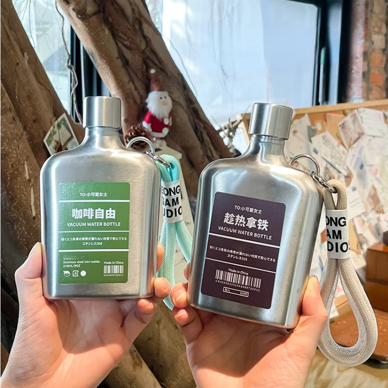 9oz Stainless Steel Hip Flask  - Coffee Tea Vodka ulasan dan harga