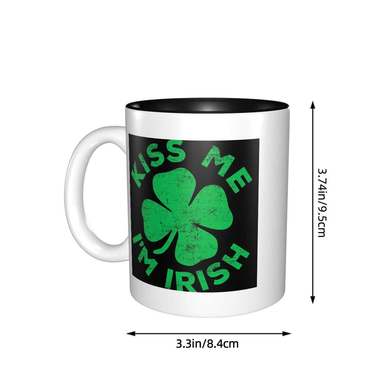 Kiss Me I'm Irish Mug Funny Ce - Coffee Tea Me ulasan dan harga