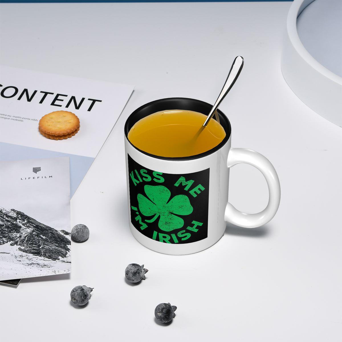Kiss Me I'm Irish Mug Funny Ce - Coffee Tea Me ulasan dan harga