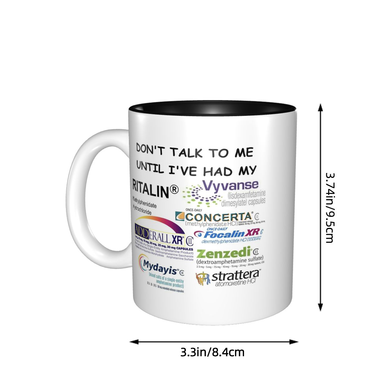 Dont Talk To Me Mug Funny Cera - Coffee Tea Me ulasan dan harga