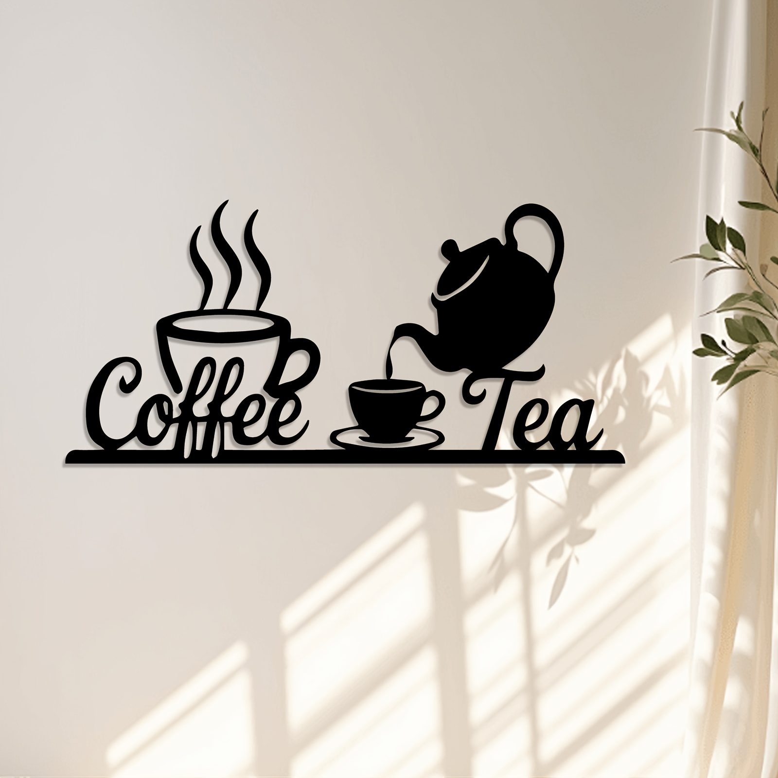 1-Piece Set of Rustic Metal Co - Coffee Tea Icon ulasan dan harga