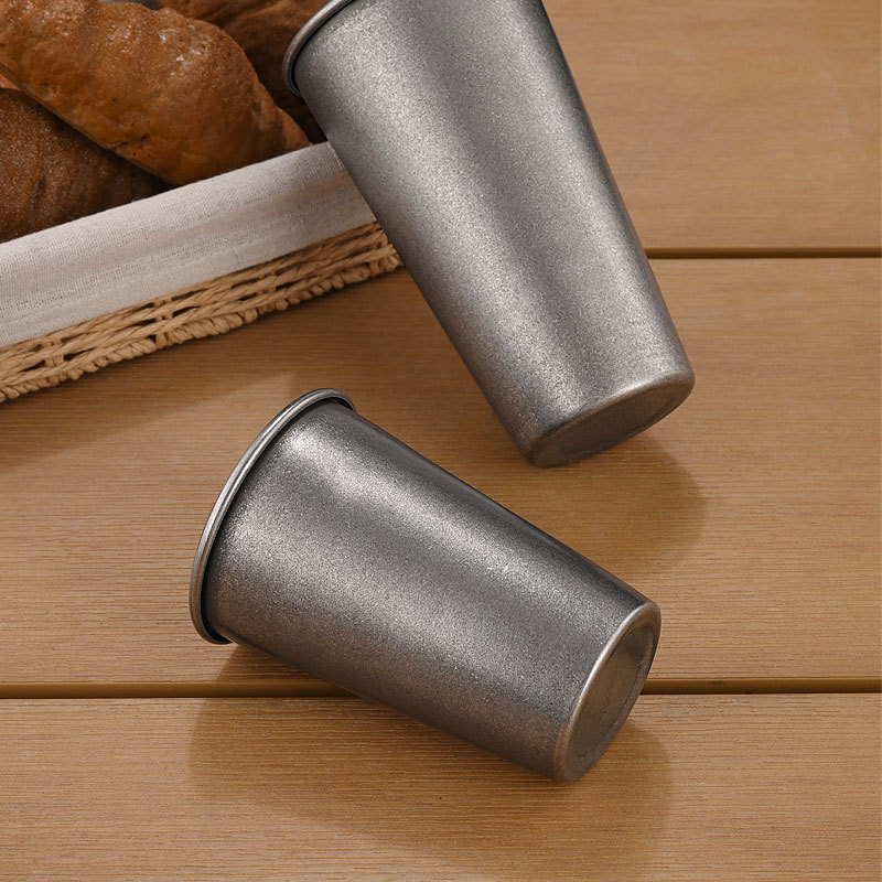 Retro Silver Stainless Steel D - Coffee Tea Tumbler ulasan dan harga