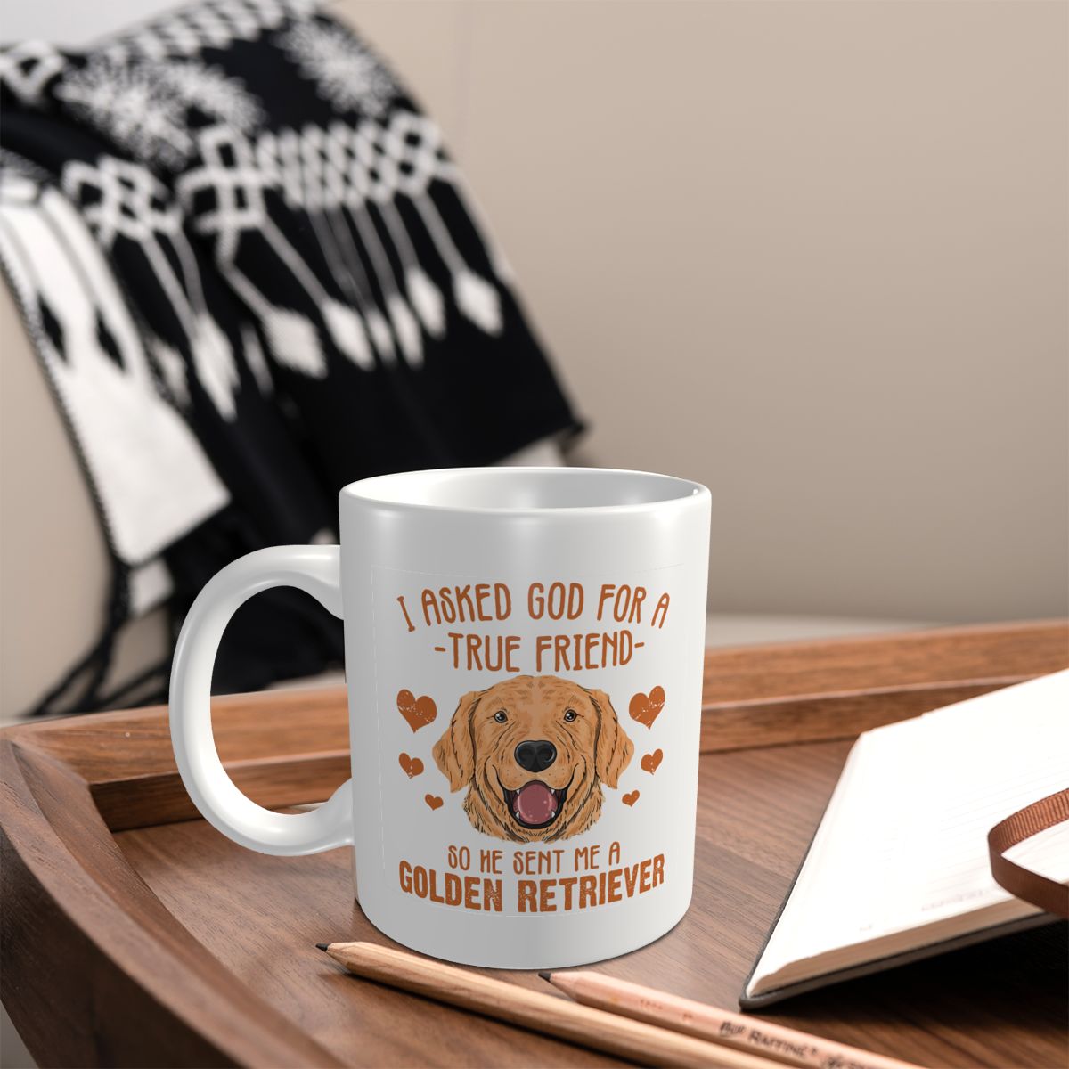 Mark Cup Mug Golden Retriever  - Coffee Tea Me ulasan dan harga
