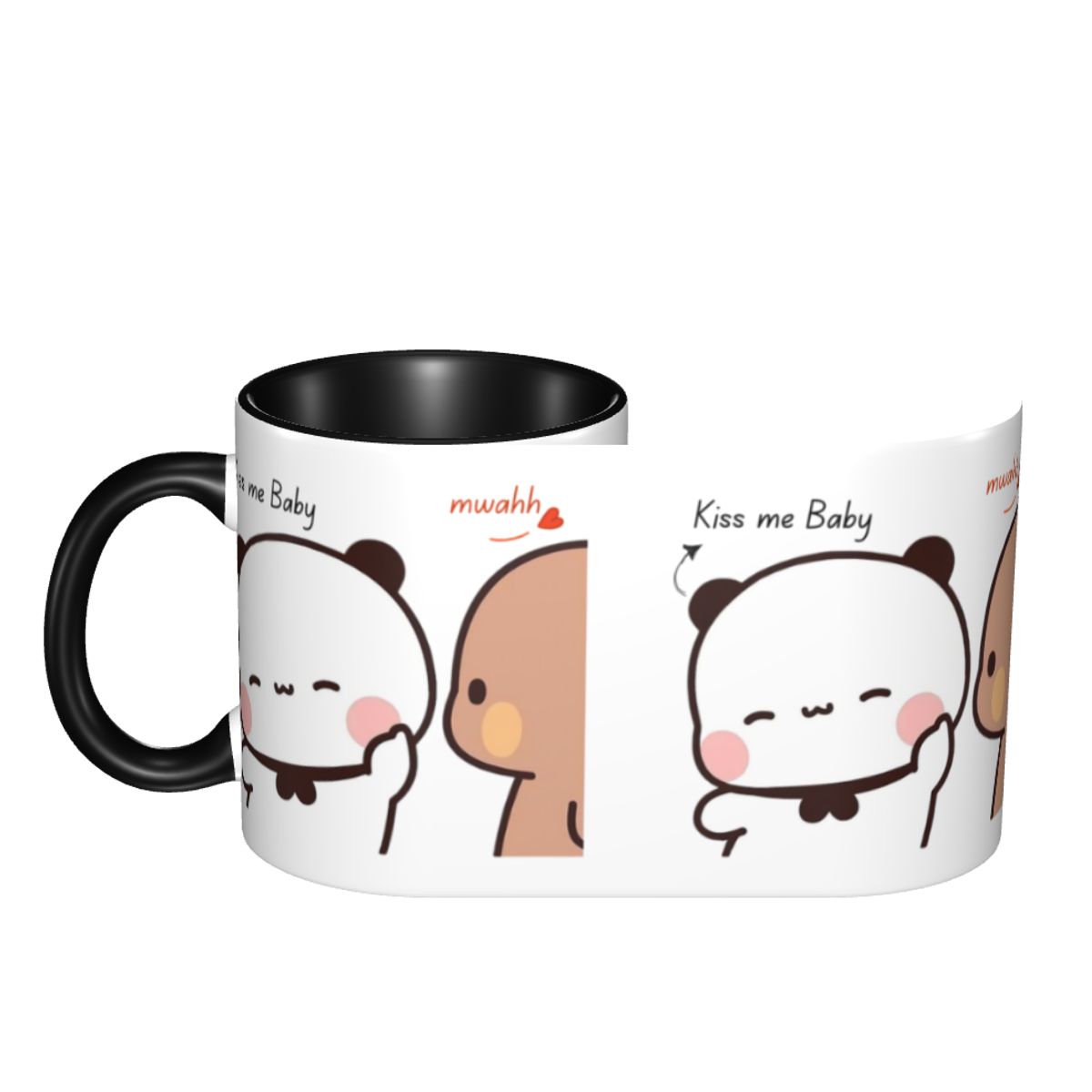 Personalized Kiss Me Baby Mwah - Coffee Tea Me ulasan dan harga