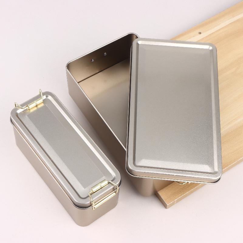 1/3Pcs Rectangular Tinplate Co - Coffee Tea Chocolate ulasan dan harga