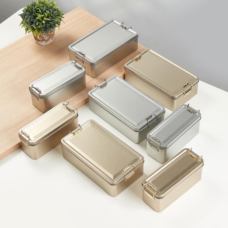 1/3Pcs Rectangular Tinplate Co - Coffee Tea Chocolate ulasan dan harga