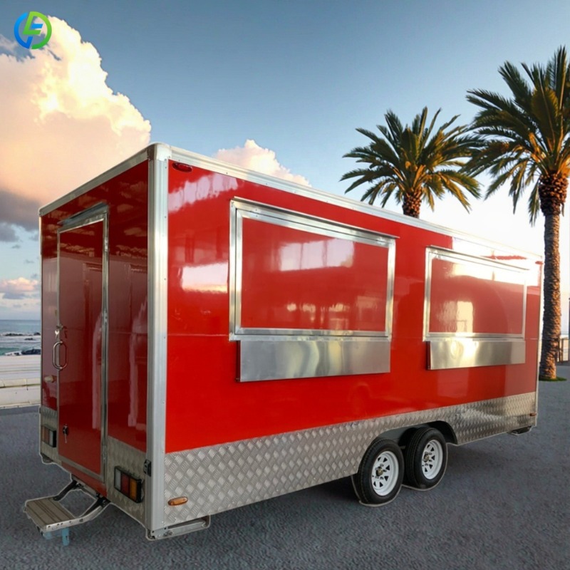 Customized Mobile Food Trailer - Coffee Tea Vendor ulasan dan harga