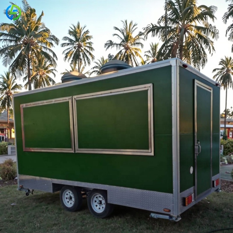 Customized Mobile Food Trailer - Coffee Tea Vendor ulasan dan harga
