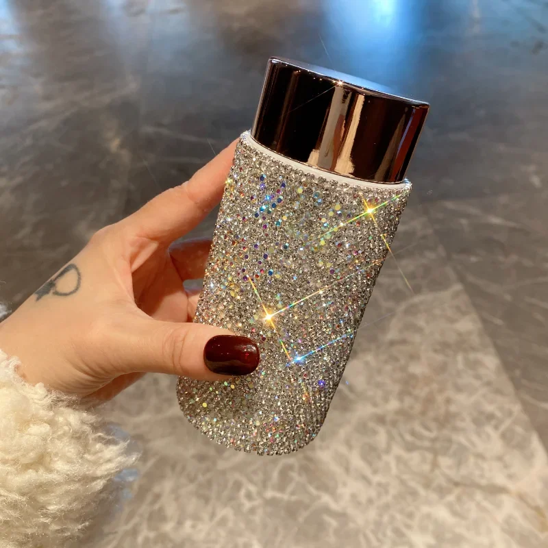 Bling Portable Thermos Cup wit - Coffee Tea Tumbler ulasan dan harga
