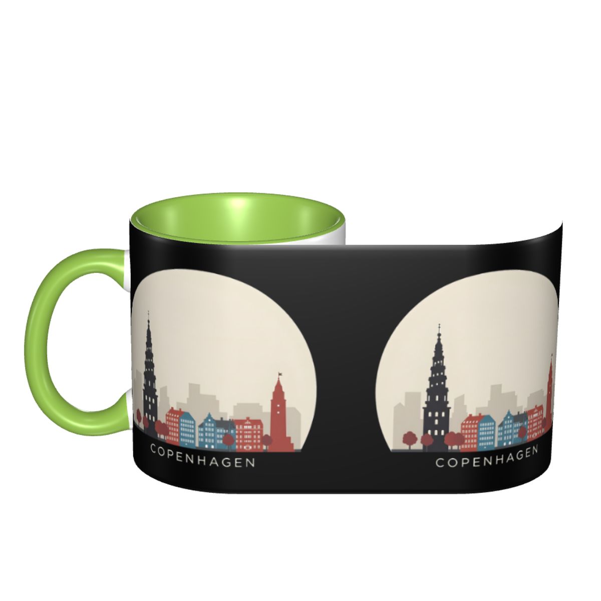 Copenhagen Travel Icon Mug Fun - Coffee Tea Icon ulasan dan harga