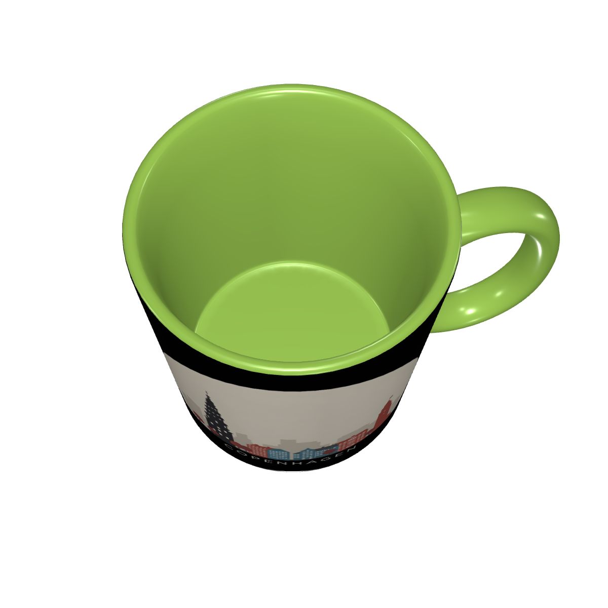 Copenhagen Travel Icon Mug Fun - Coffee Tea Icon ulasan dan harga