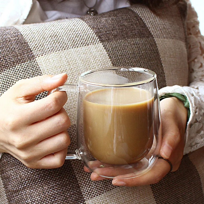 Transparent Glass Coffee Cup M - Coffee Tea Vodka ulasan dan harga