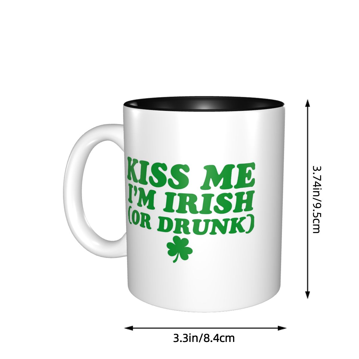 Kiss Me I'm Irish Mug Funny Ce - Coffee Tea Me ulasan dan harga