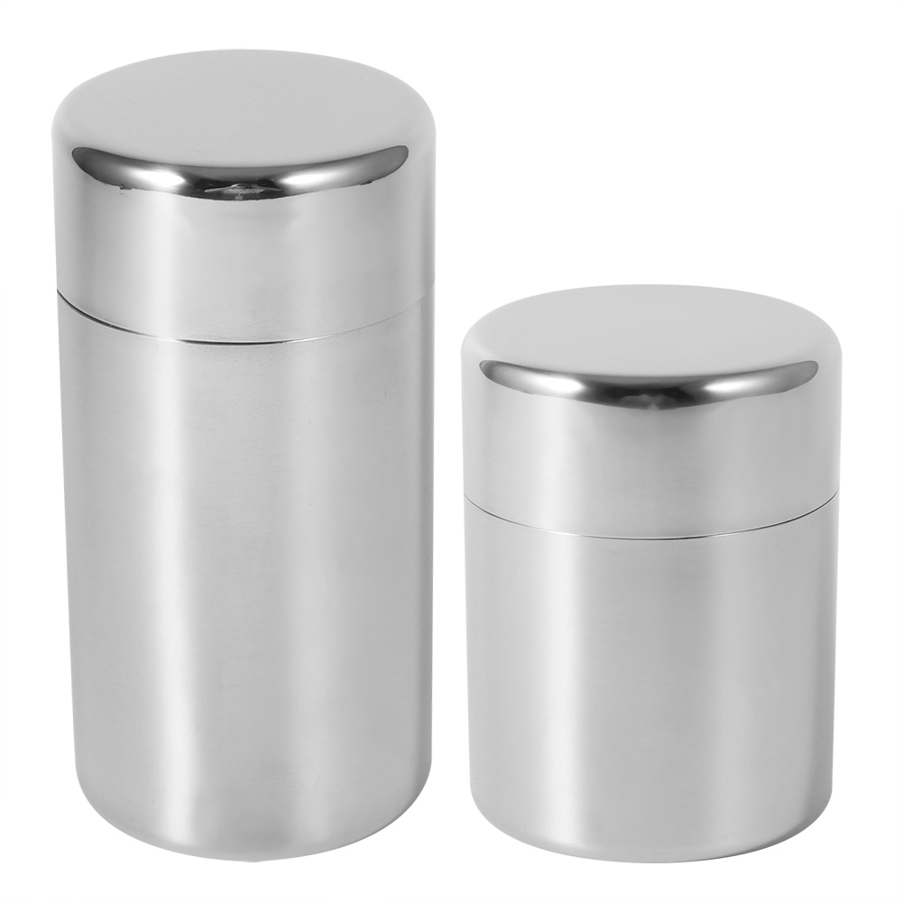 Stainless Steel Tea Leaf Tins  - Coffee Tea Sugar Canisters ulasan dan harga