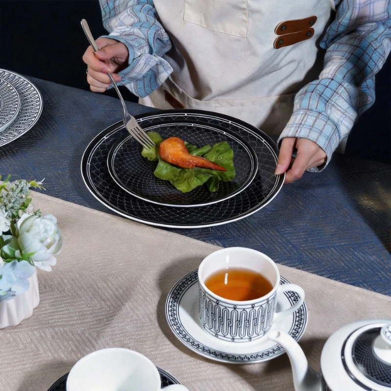Simple European-Style Tea Set  - Tea Coffee Pot Set ulasan dan harga