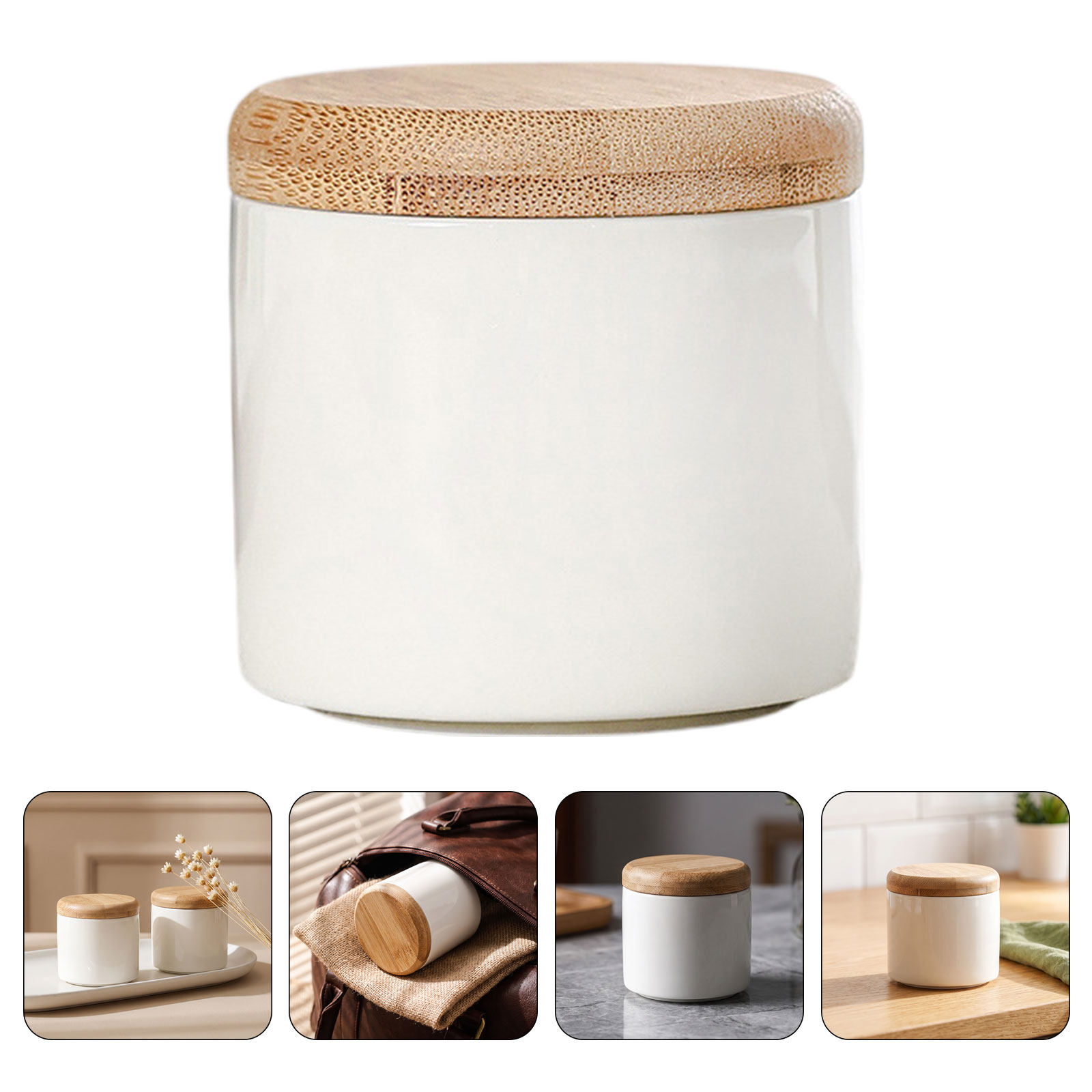 2Pcs Ceramic Tea Storage Jar S - Coffee Tea Sugar Canisters ulasan dan harga