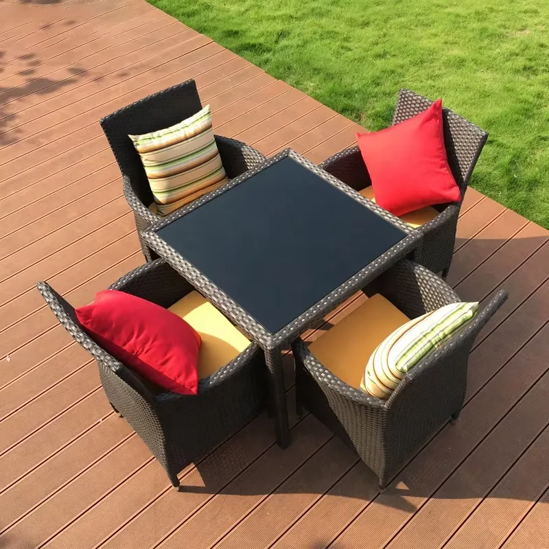 Outdoor Rattan Table and Chair - Coffee Tea For Garden ulasan dan harga