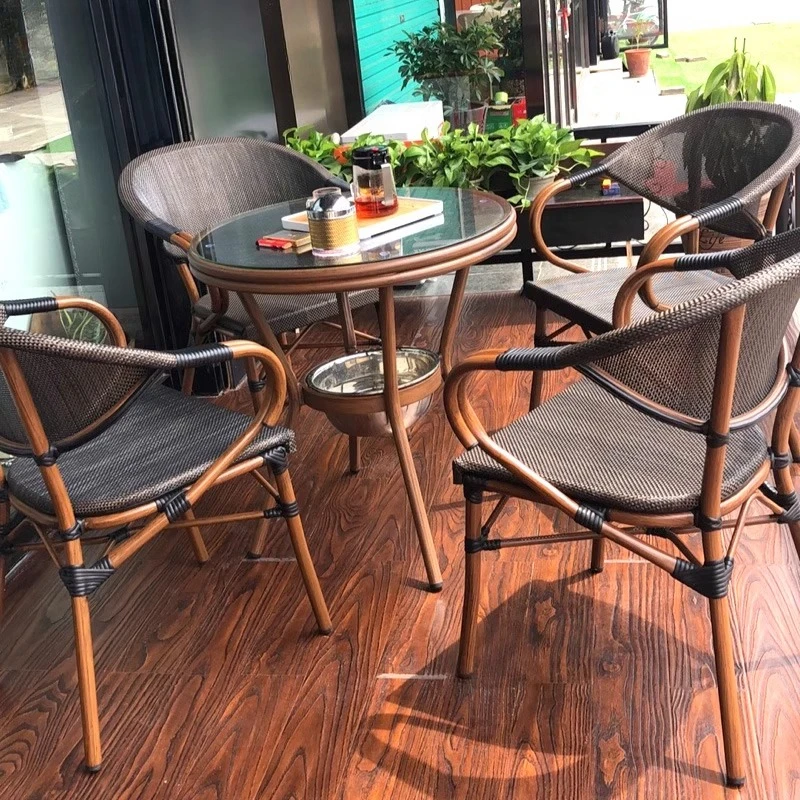 Outdoor garden rattan courtyar - Coffee Tea For Garden ulasan dan harga