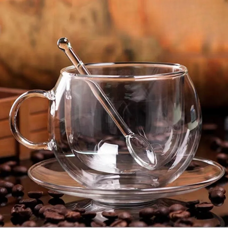 150/300ml Double Bottom Wall G - Coffee Tea Vodka ulasan dan harga