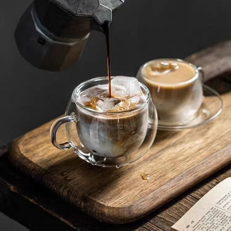 150/300ml Double Bottom Wall G - Coffee Tea Vodka ulasan dan harga