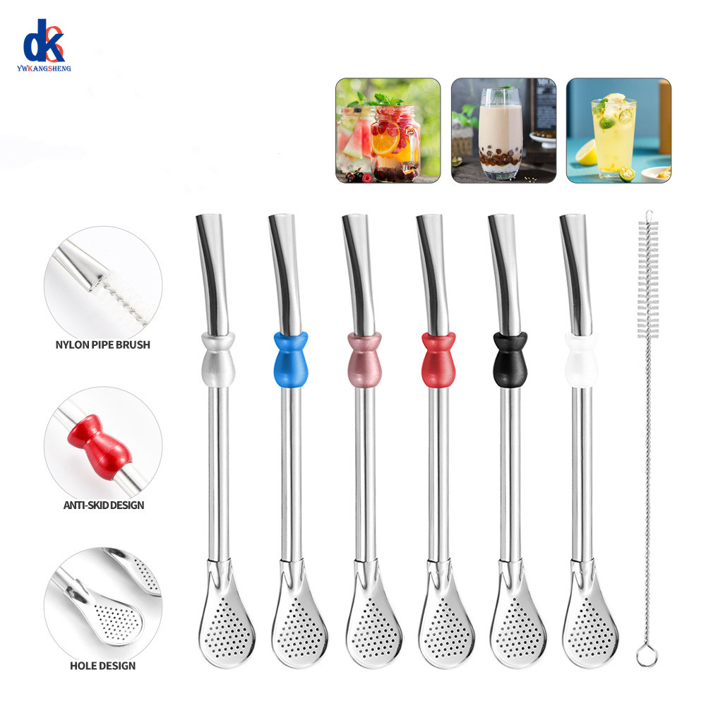 Hot Sale Reusable Straw Spoon  - Dispenser Coffee And Tea ulasan dan harga