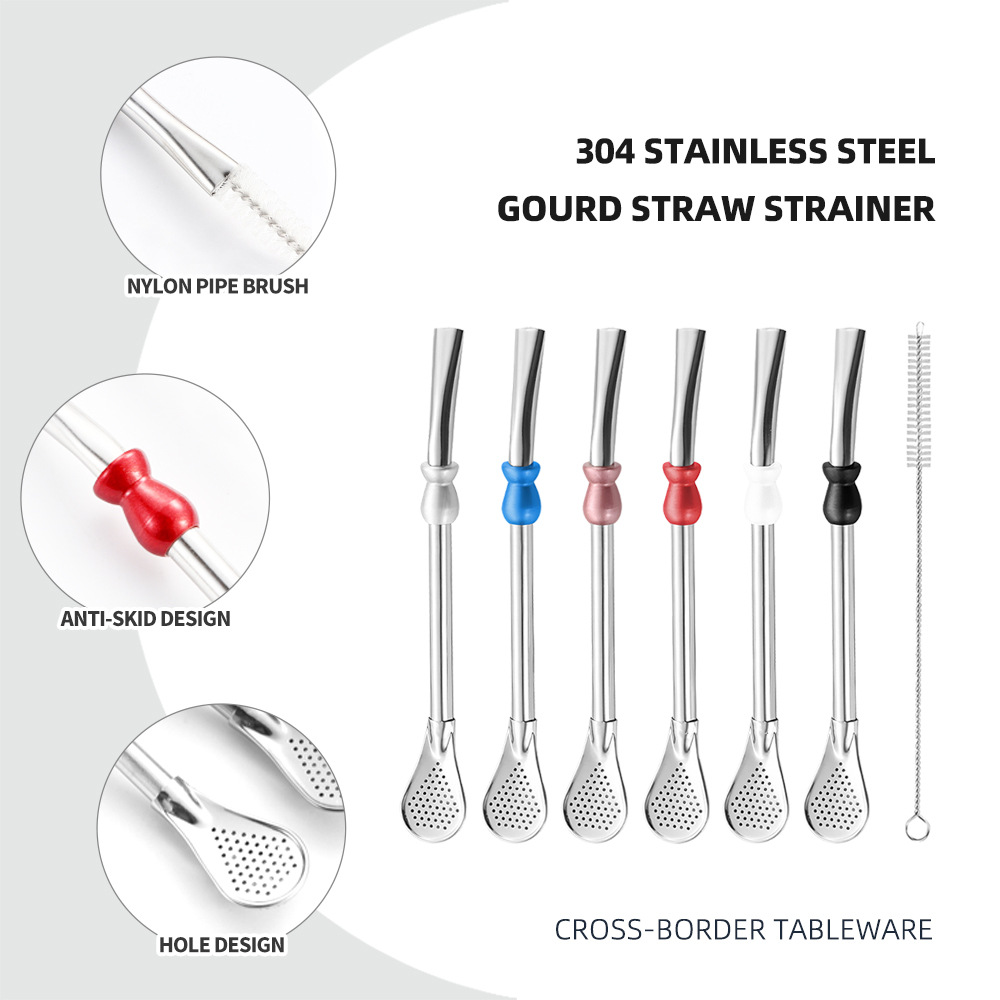 Hot Sale Reusable Straw Spoon  - Dispenser Coffee And Tea ulasan dan harga