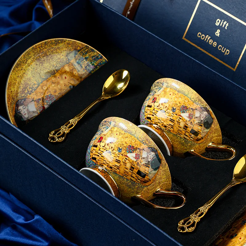 Royal Baroque Style Bone China - Tea Coffee Pot Set ulasan dan harga