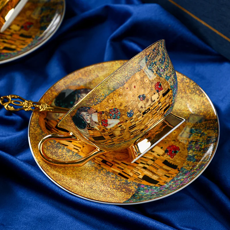 Royal Baroque Style Bone China - Tea Coffee Pot Set ulasan dan harga