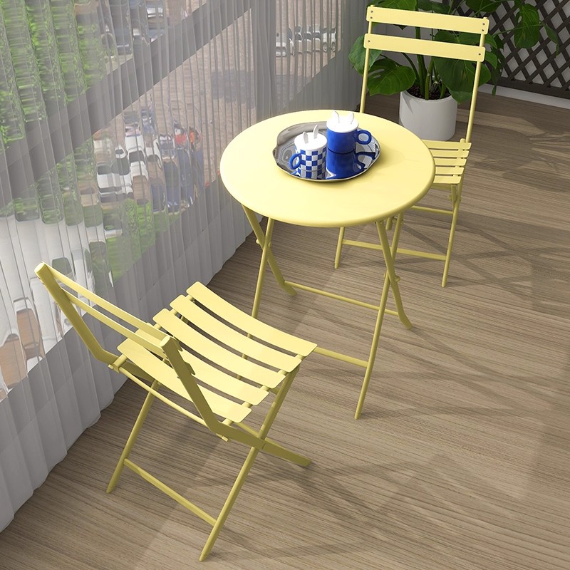 Small Folding Tea Table with C - Coffee Tea For Garden ulasan dan harga