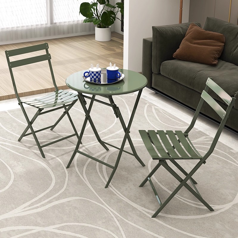 Small Folding Tea Table with C - Coffee Tea For Garden ulasan dan harga