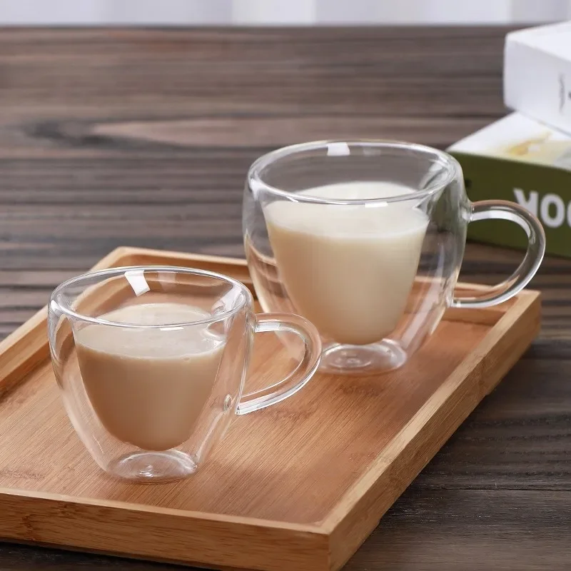 1pcs Heart-Shaped Glass Coffee - Coffee Tea Vodka ulasan dan harga