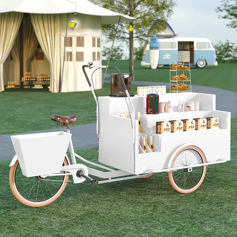 Mobile Tricycle Display Stand  - Coffee Tea Vendor ulasan dan harga