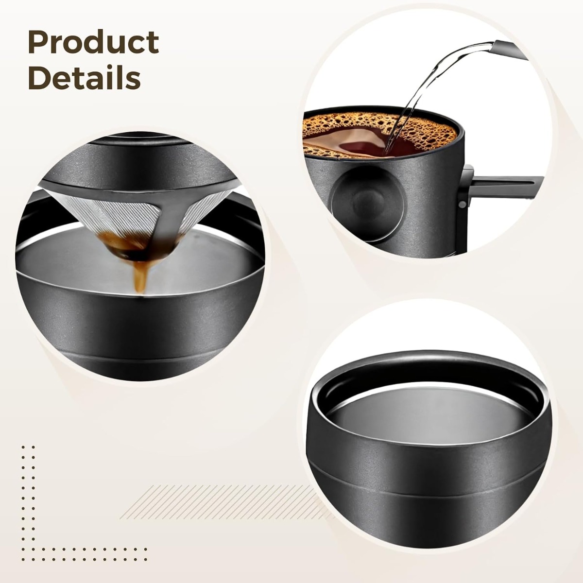 Stainless Steel Coffee Mug 350 - Coffee Tea Tumbler ulasan dan harga